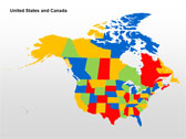 United States and Canada provinces